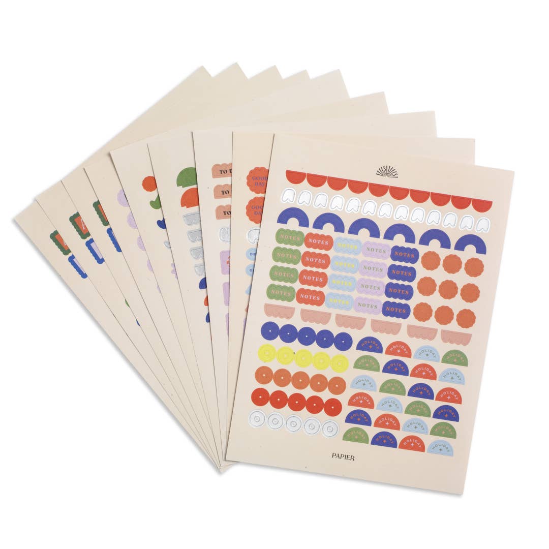 Stick-to-Its Planner Stickers Silver