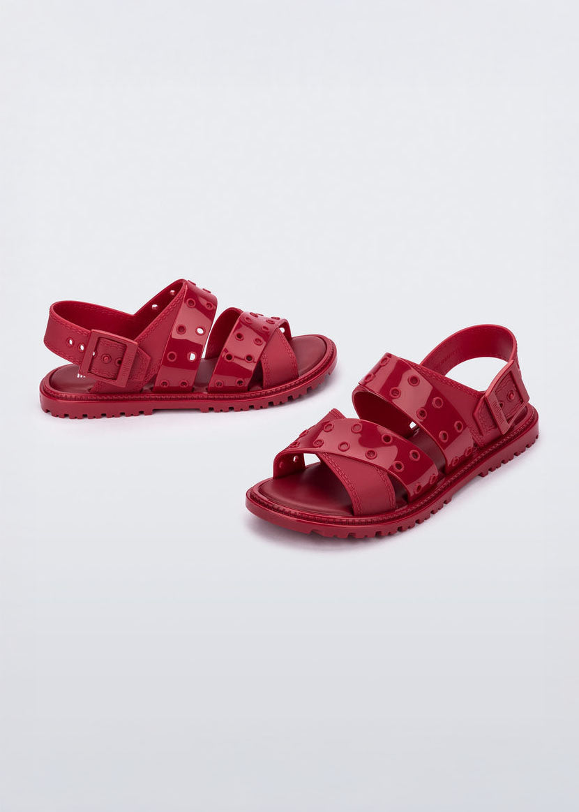 Lock Sandal - Red