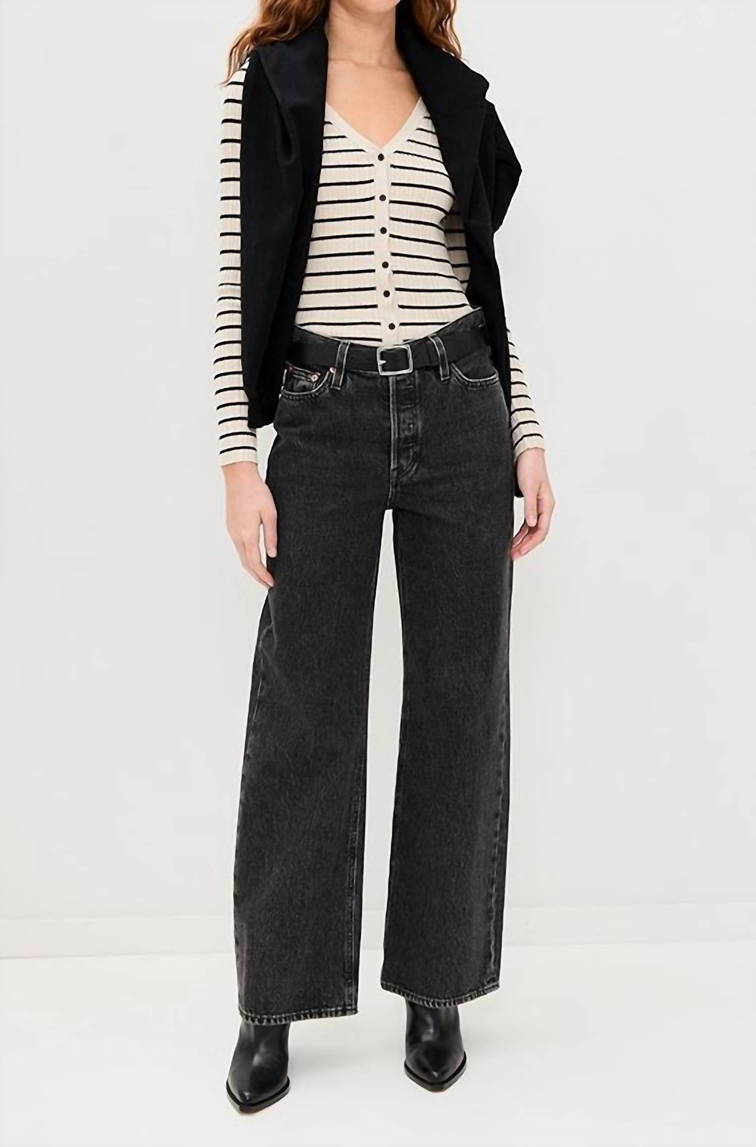 Jordana Striped Sweater