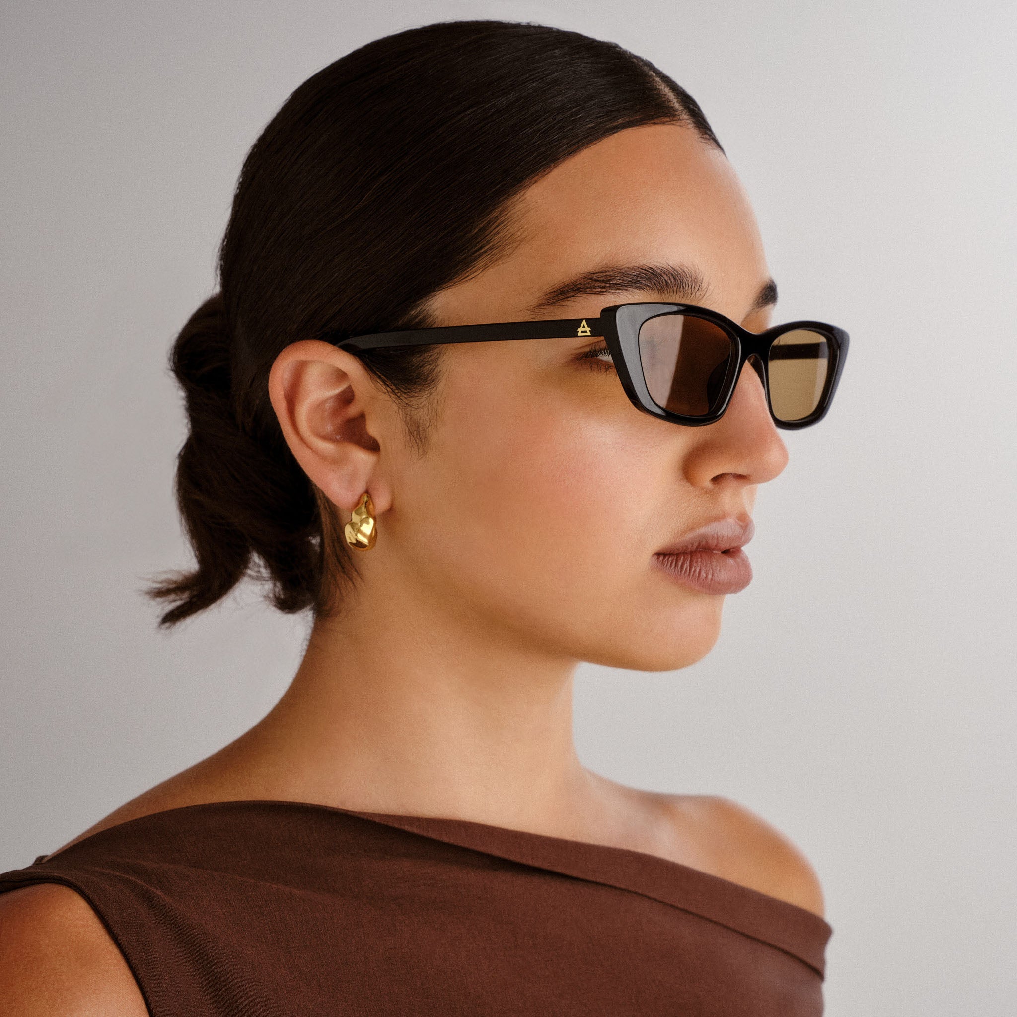 Aire - Sunglasses - Titania Sunglasses - Black – offe market display picture 2