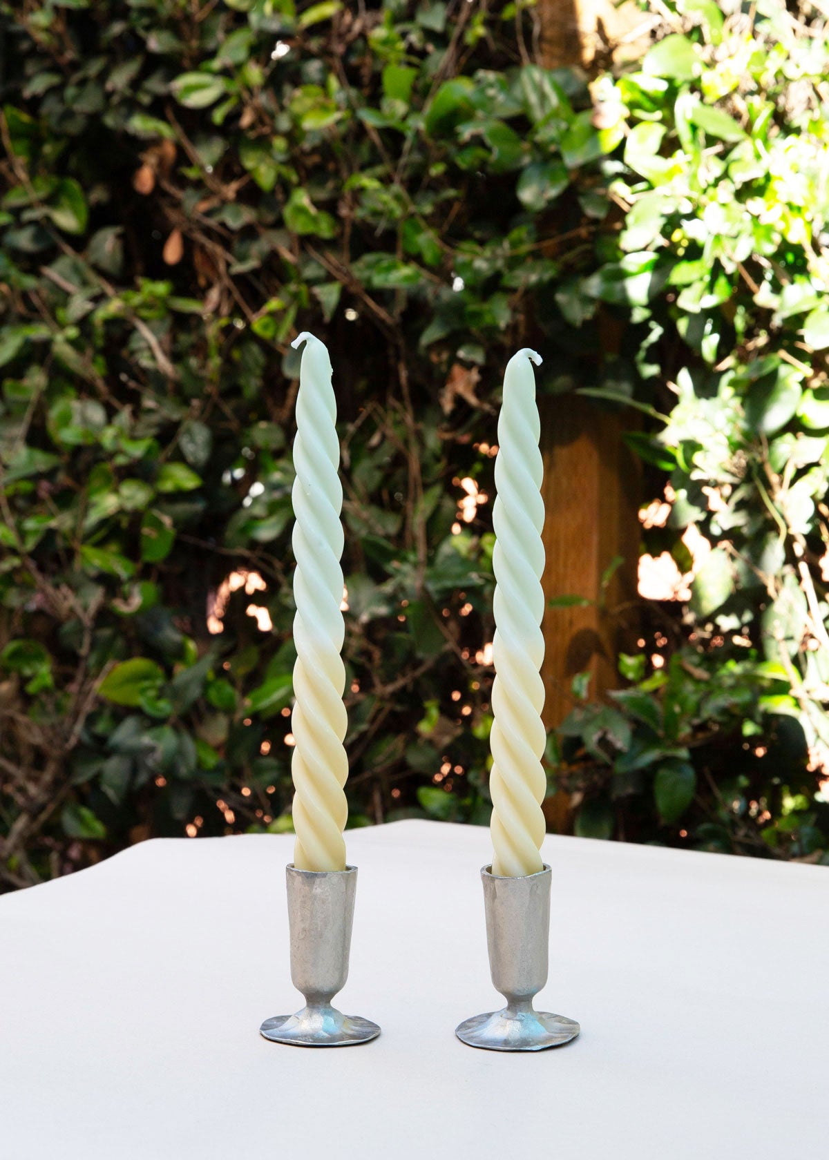 Metal Taper Holder - Silver