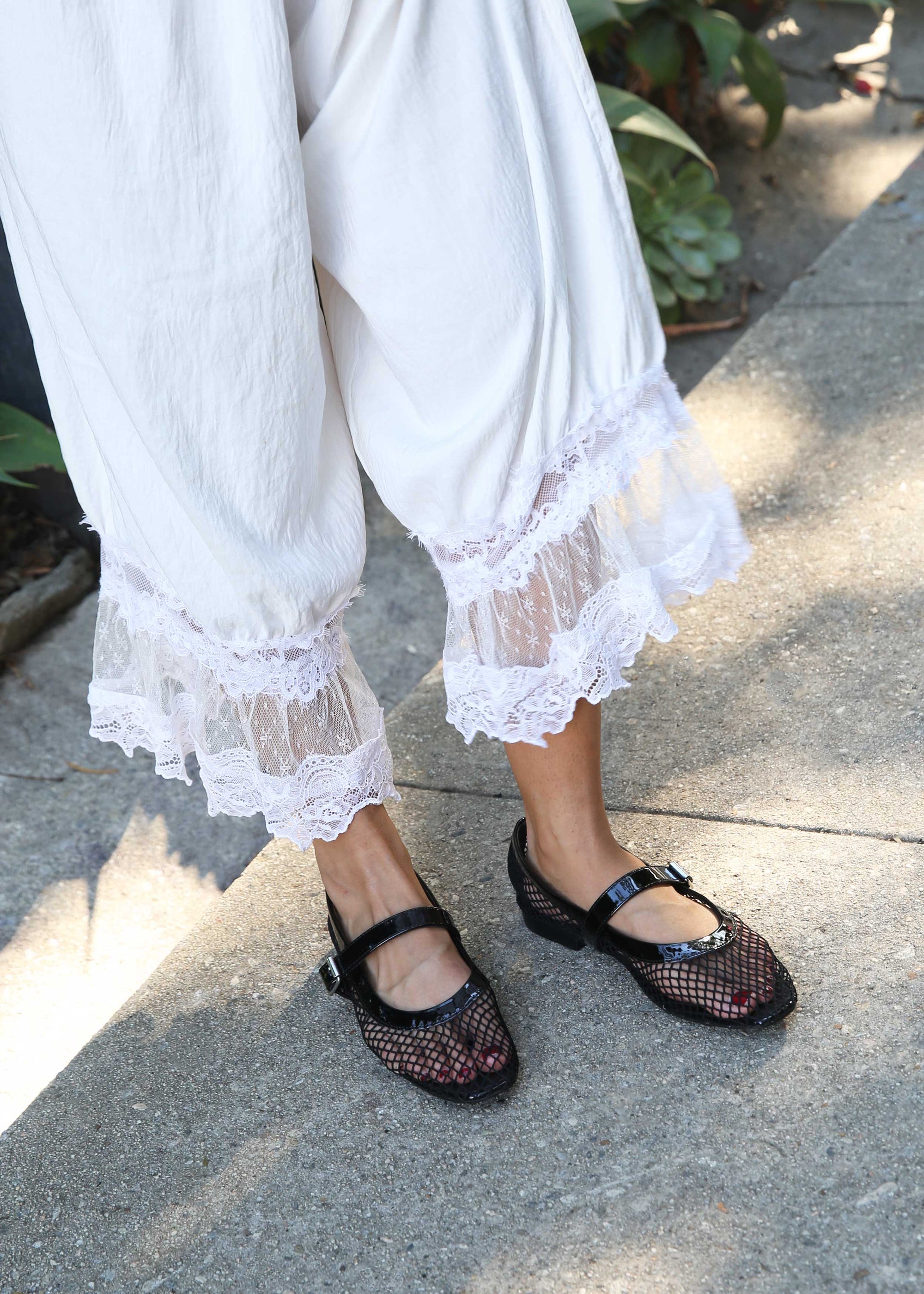 Rayza Flat - Black Mesh