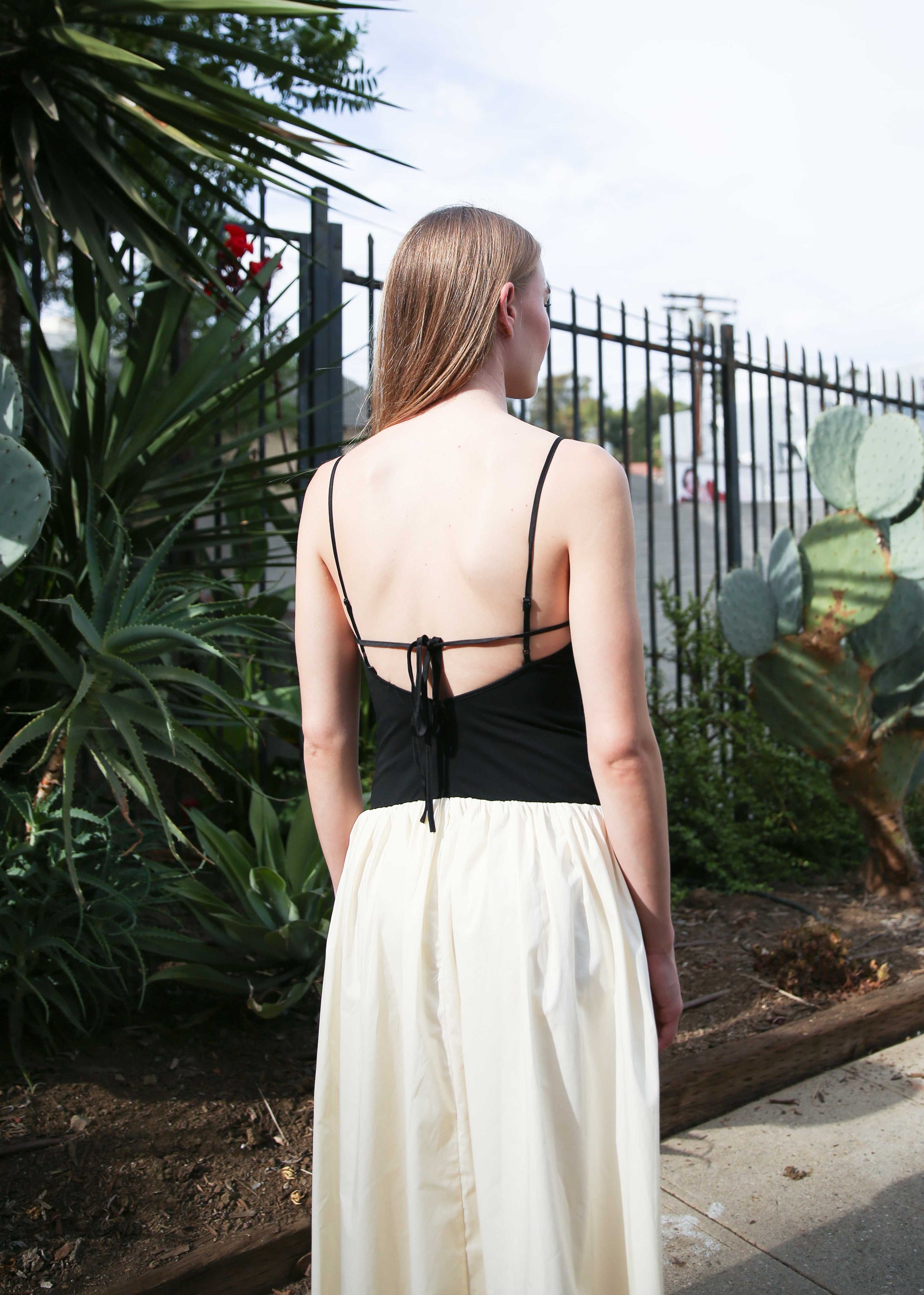 Meadow Mixed Media Midi
Dress