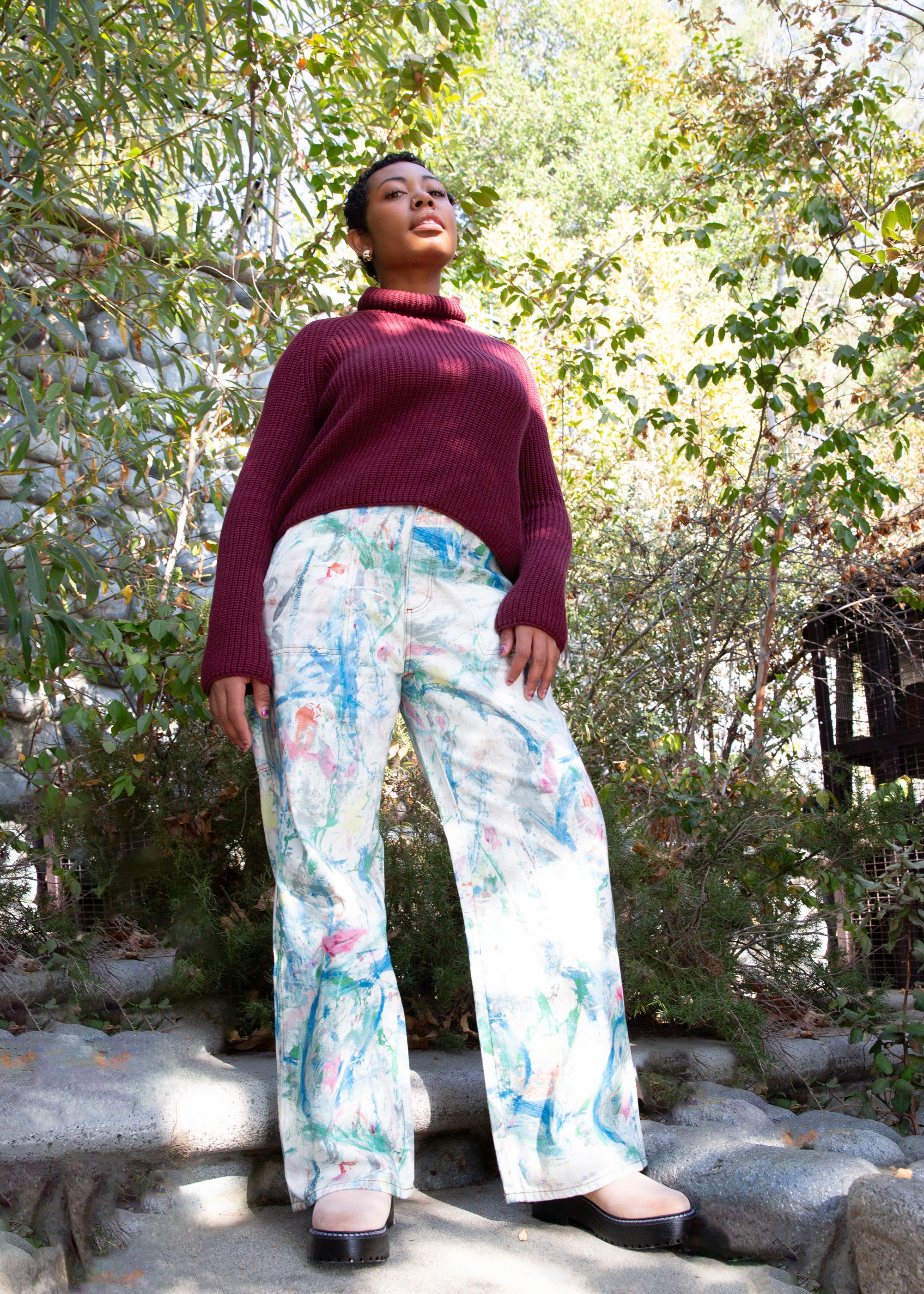 Wide Leg Painter - Art Therapy