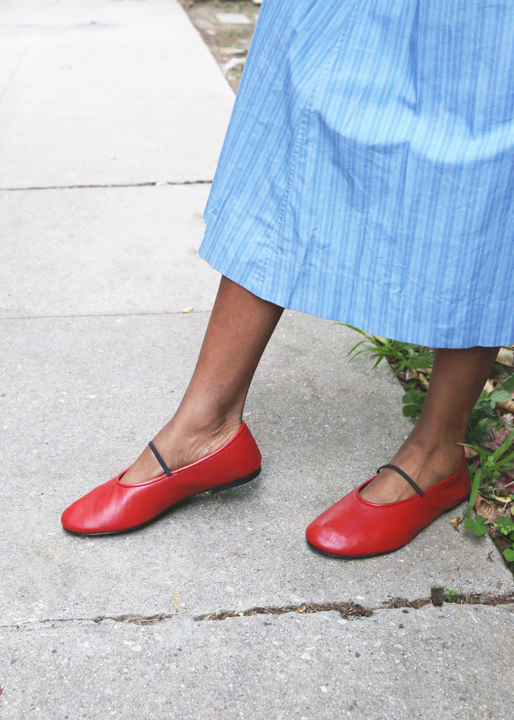 Neon Moon Ballet Flats - Cherry