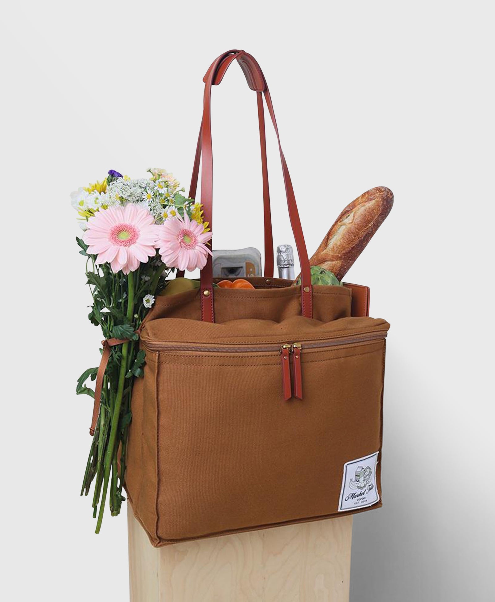 Market Tote - Bark