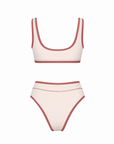 Noserider Surf Club - Noserider Surf Bikini Top in Banda Lines -