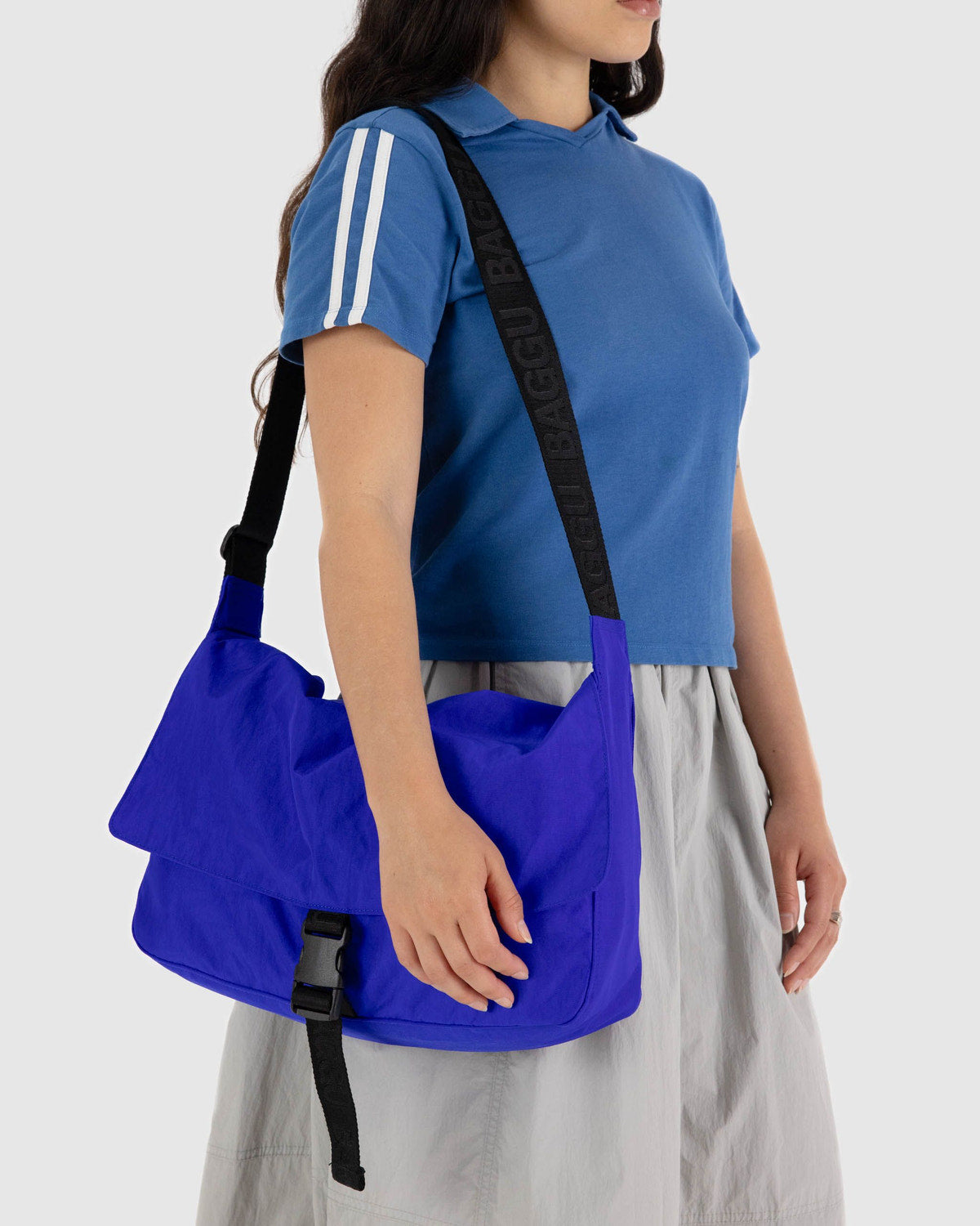 Baggu - Nylon Messenger Bag - Lapis -