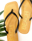 Matisse - Bungalow Sandal - Black Lizard -