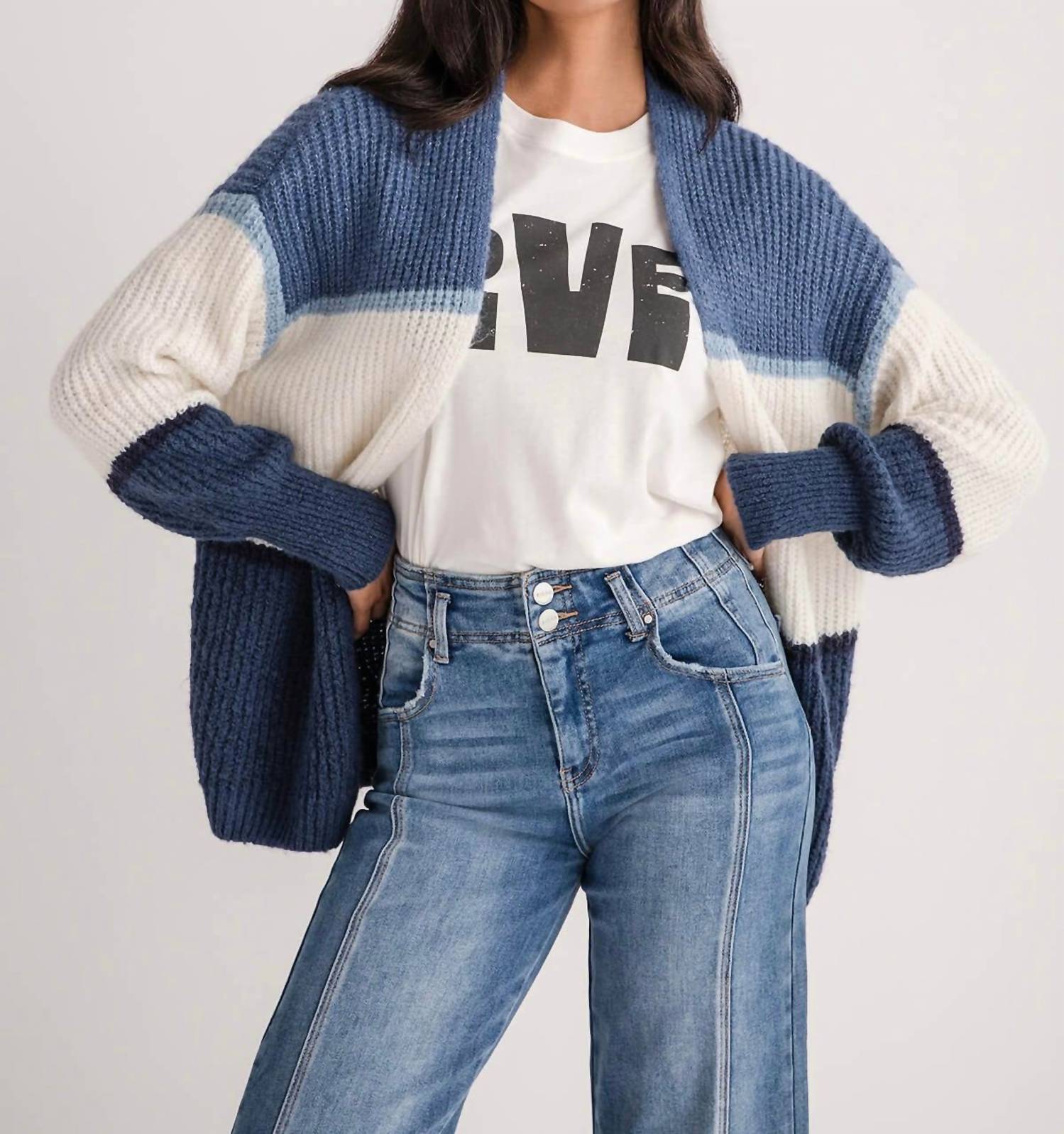 Jones Stripe Cardigan