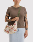 Baggu - Medium Nylon Crescent Bag - Abstract Floral -