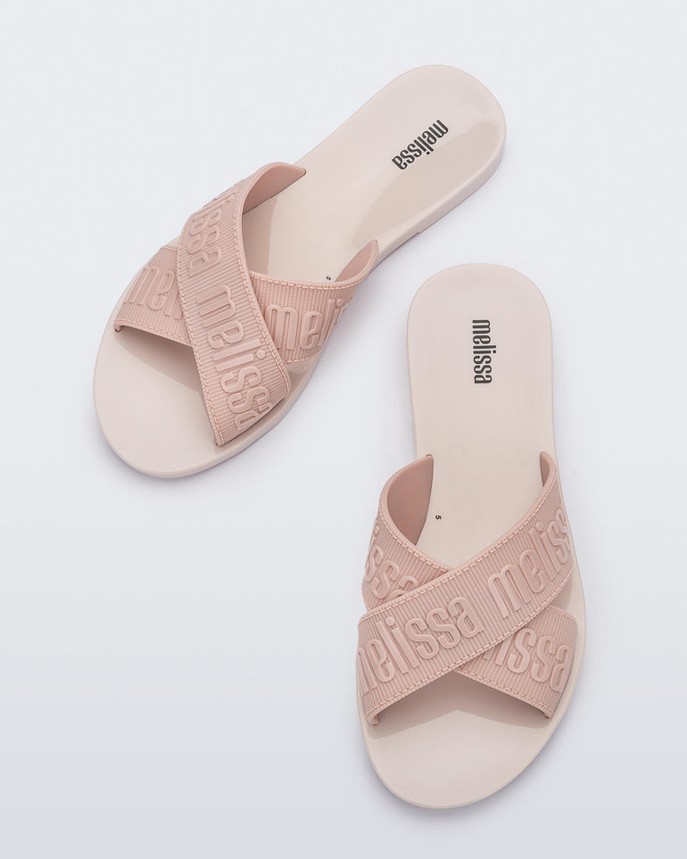 M Lover Slide - Beige/Pink