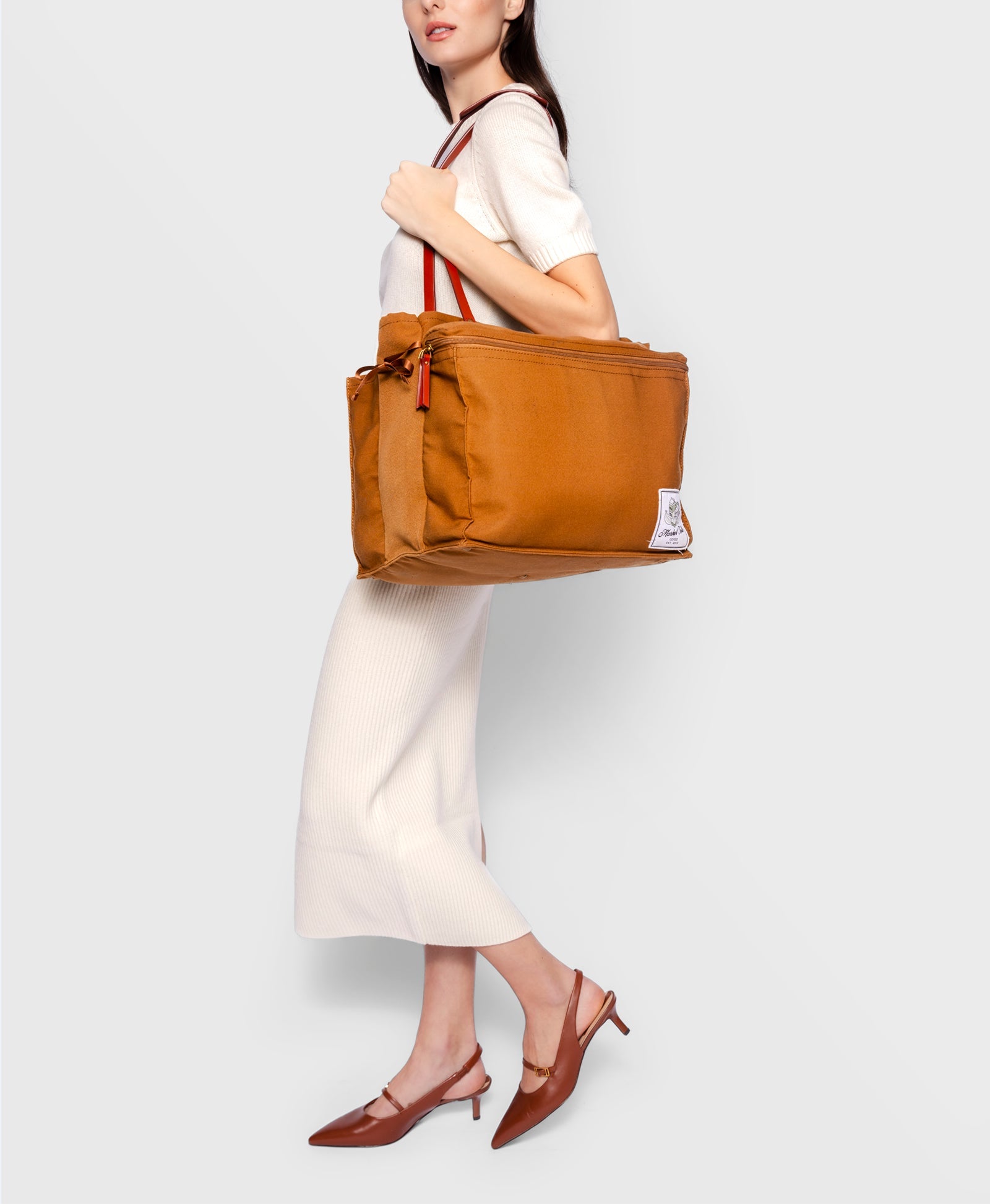 Market Tote - Bark
