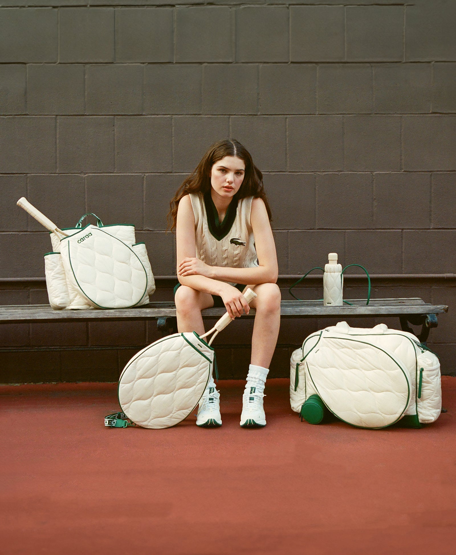 Tennis Bottle Bag - Ivory
