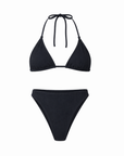 Noserider Surf Club - Medium Coverage Surf Bikini Bottom in Java Rib -