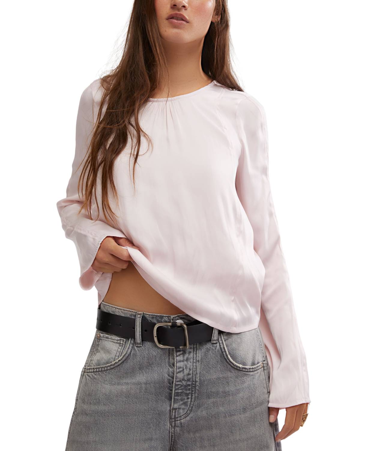 Arabella Blouse - White Blush