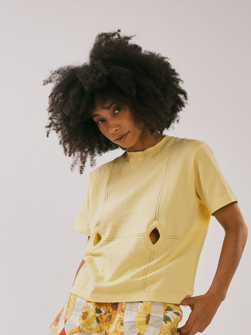 Diamond Tee - Butter