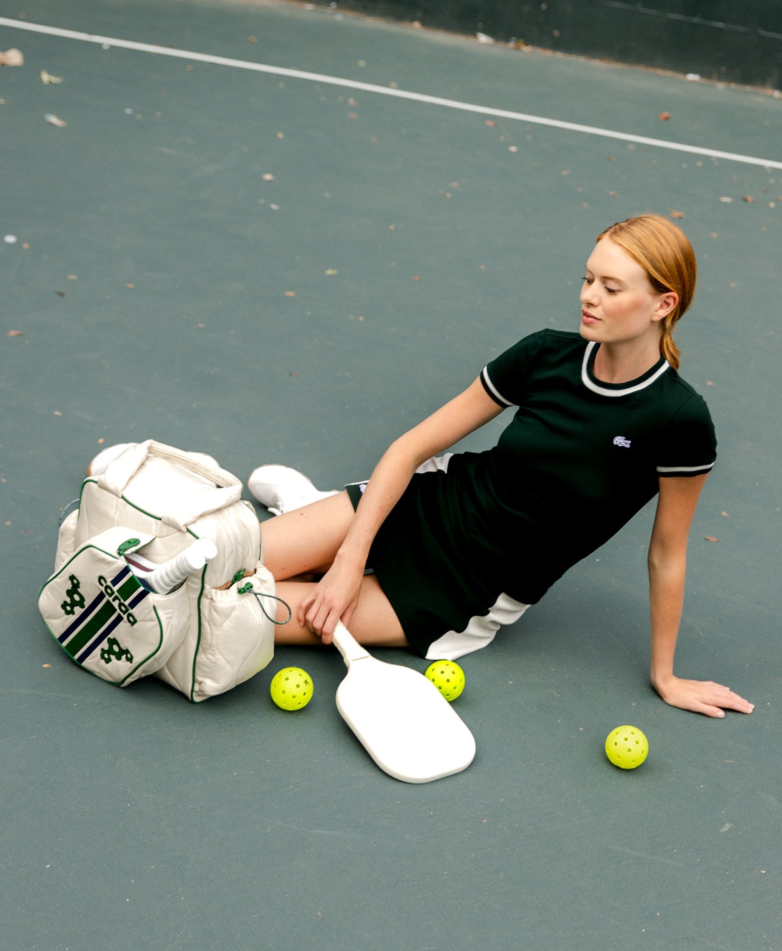 Pickleball Bag Nylon - Ivory
