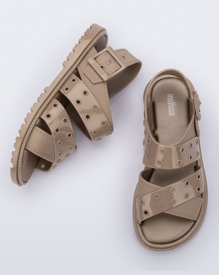 Lock Sandal Ad - Beige