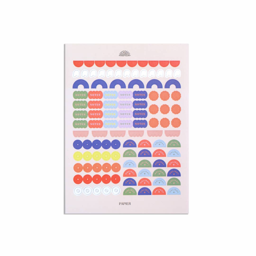 Stick-to-Its Planner Stickers Silver