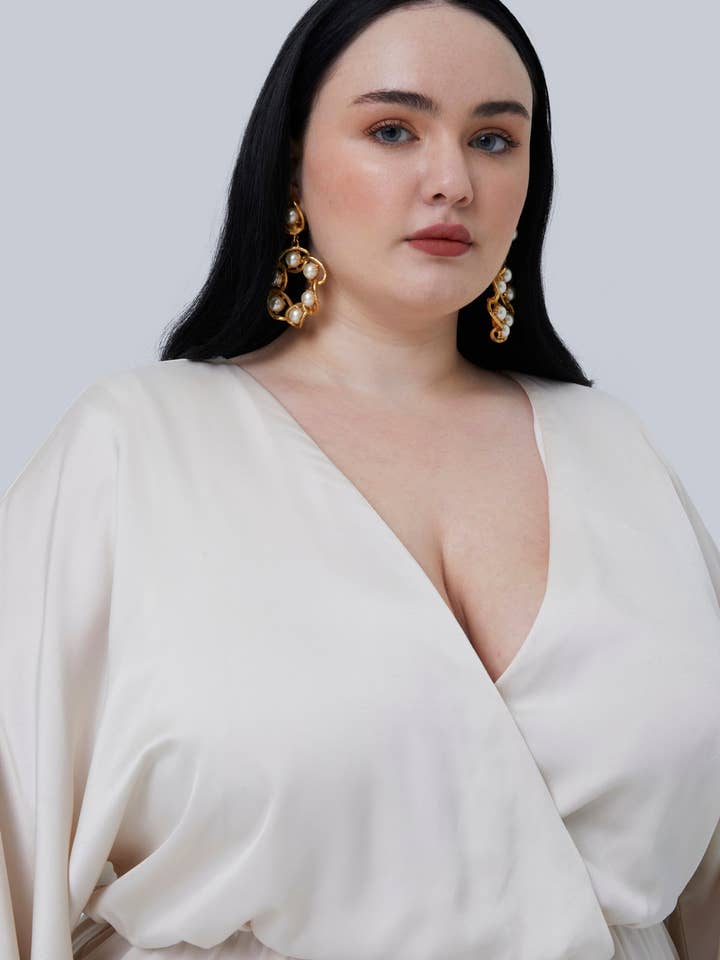 Alayiah Midi Dress - Ivory