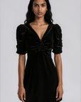 & Other Stories - Elie Velvet Dress - Black -