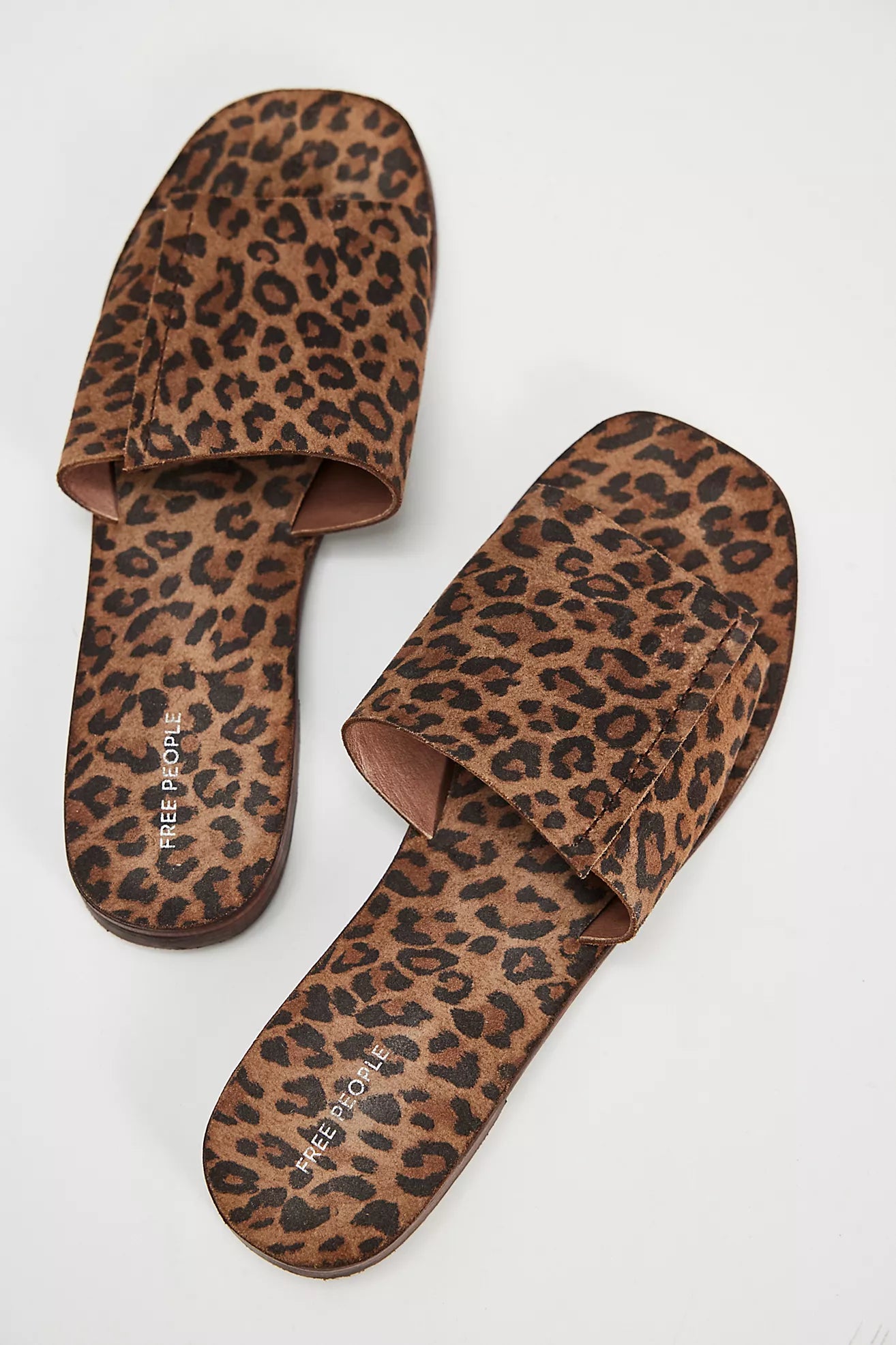 Free People Verona Slide Sandal - Leopard
