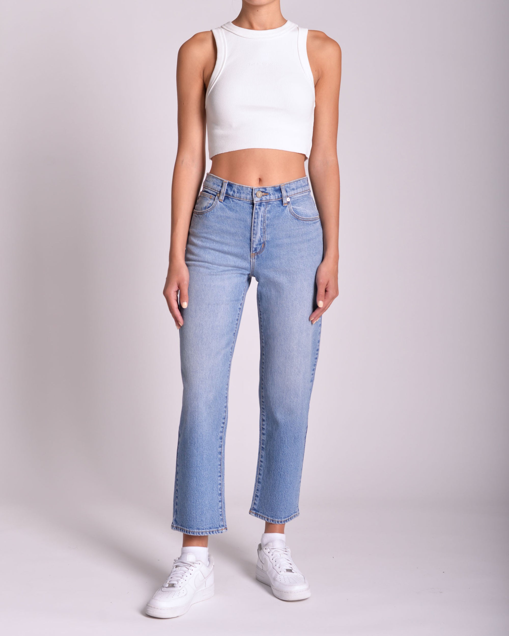 95 Mid Straight Felicia - Mid Vintage Blue