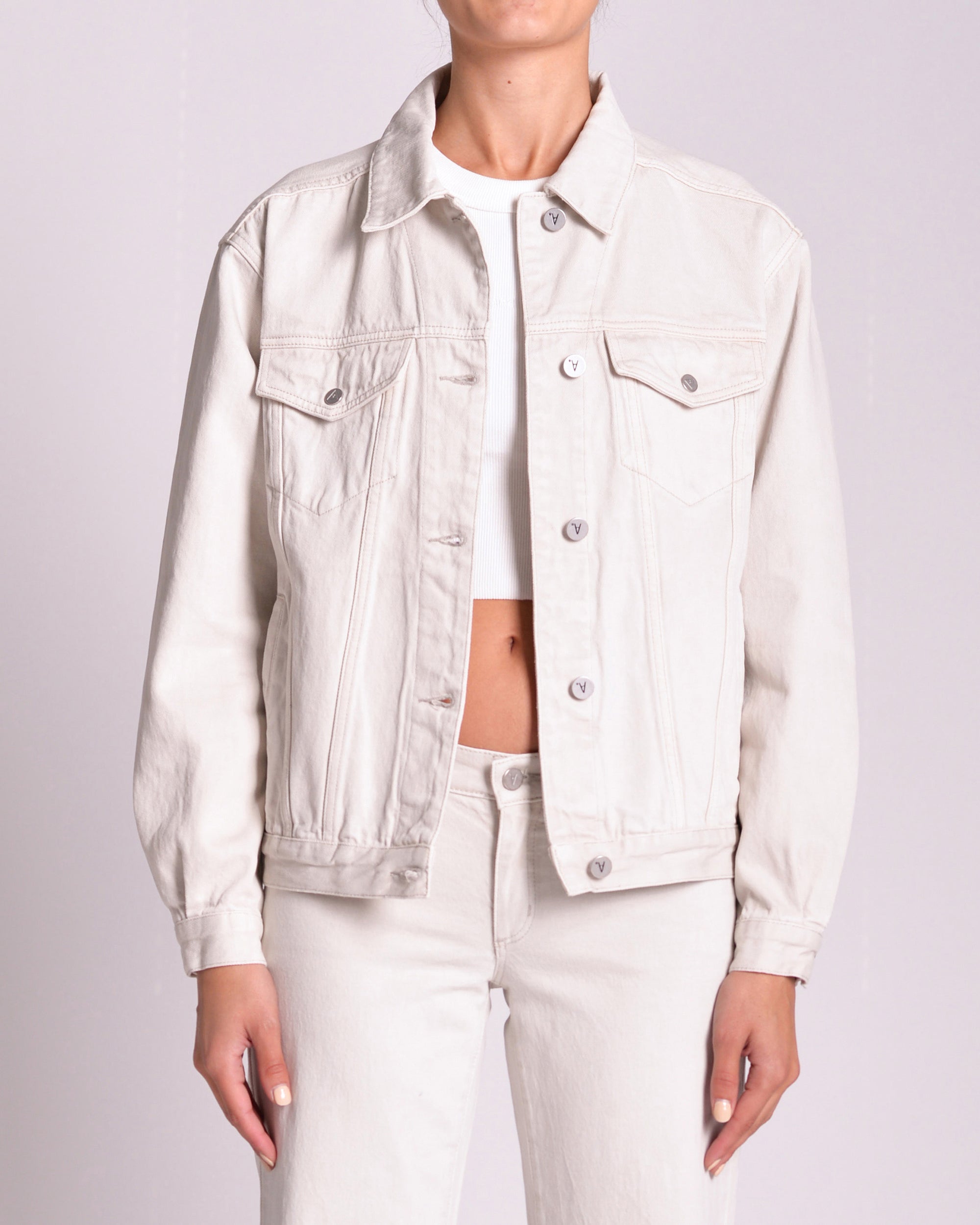 Slouch Jacket - Chalk