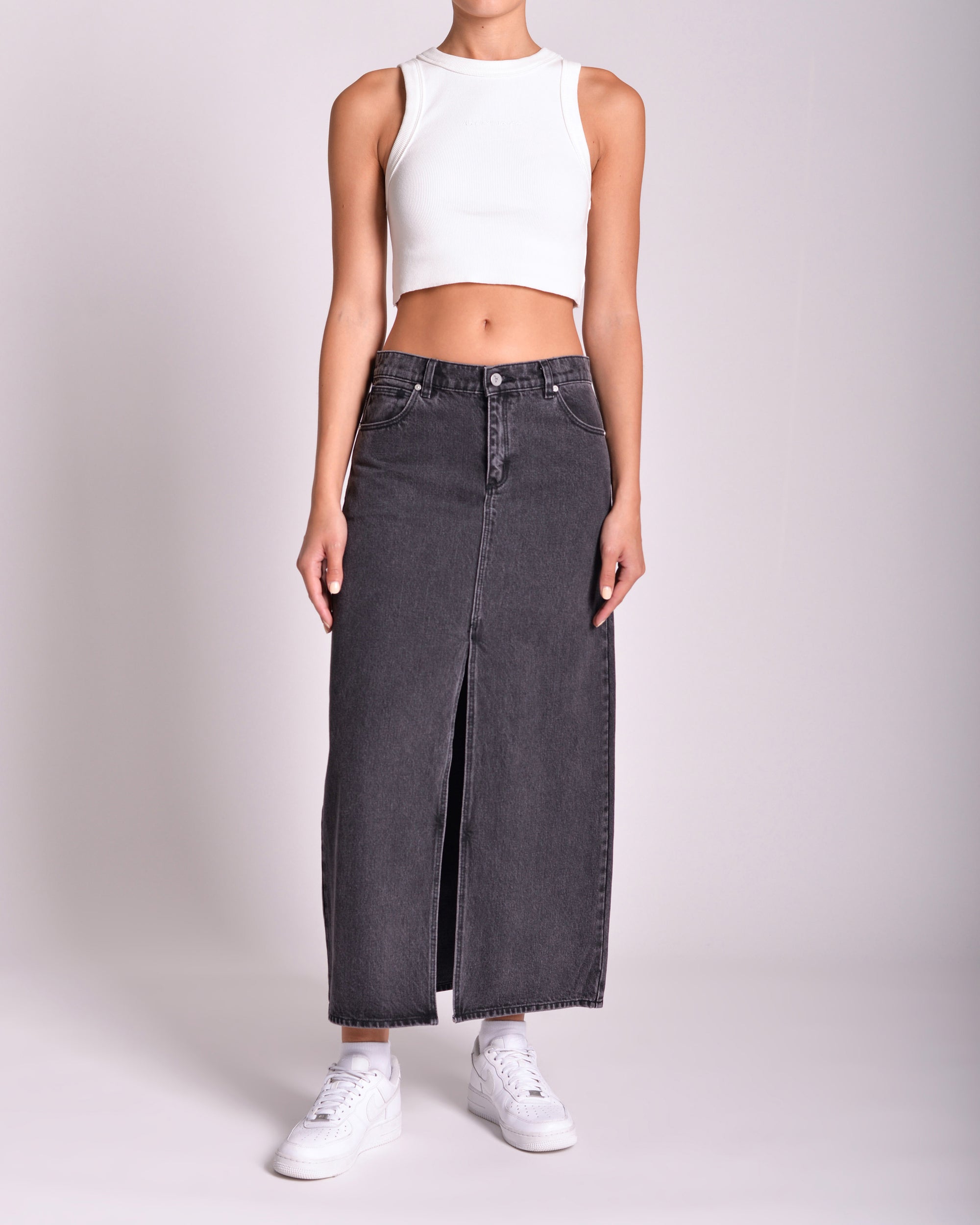 99 Low Maxi Skirt Chloe - Washed Black