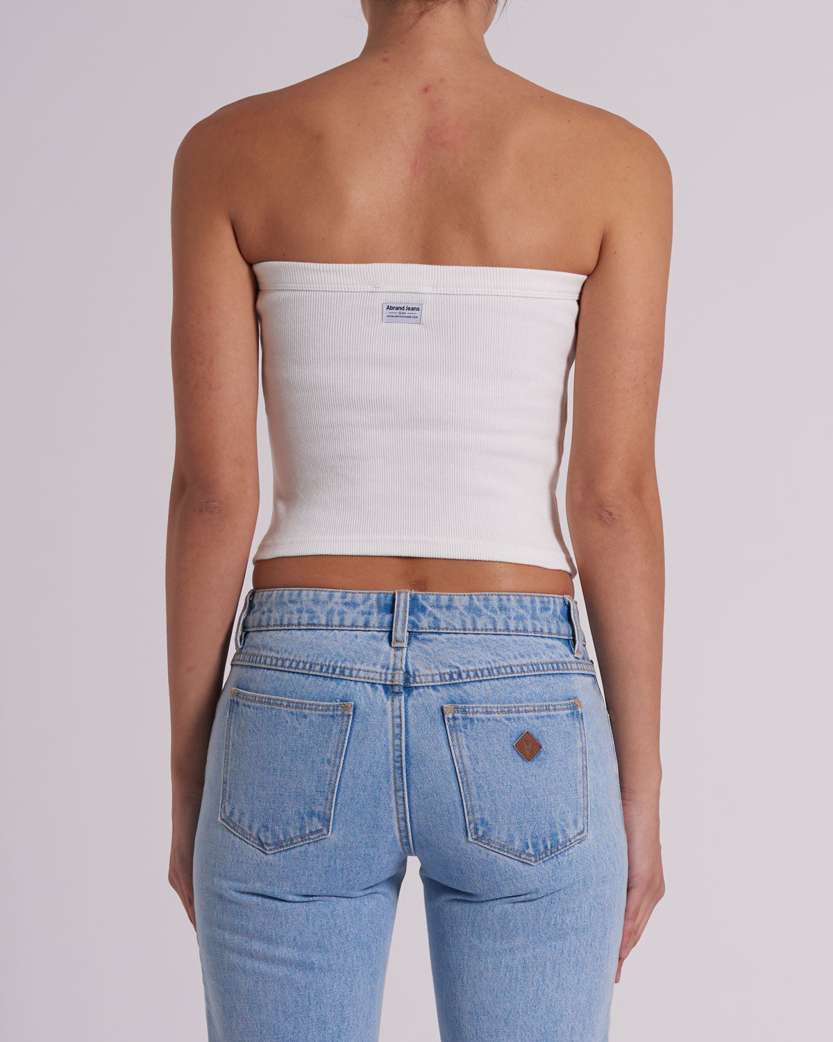 Heather Icon Long Bandeau - White Sand
