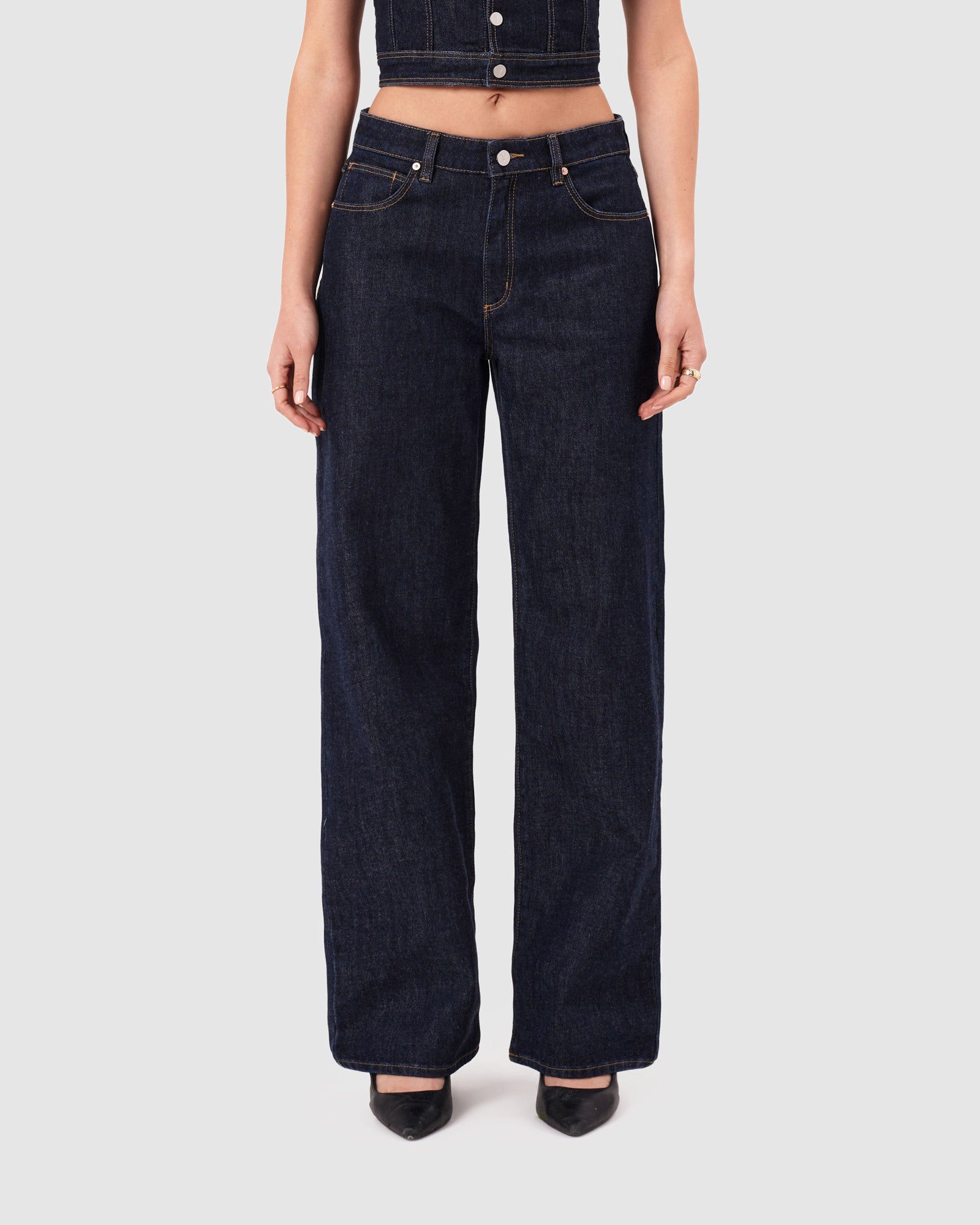 95 Baggy Lila - Rinse Denim
