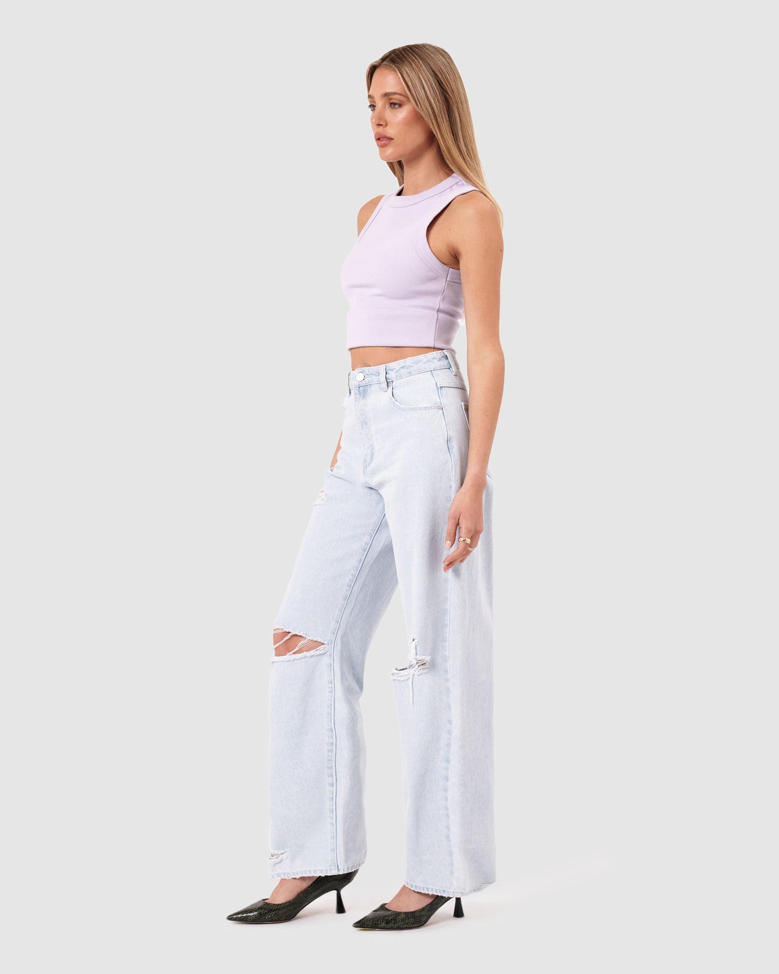 Carrie Jean Iris Rip - Vintage Blue