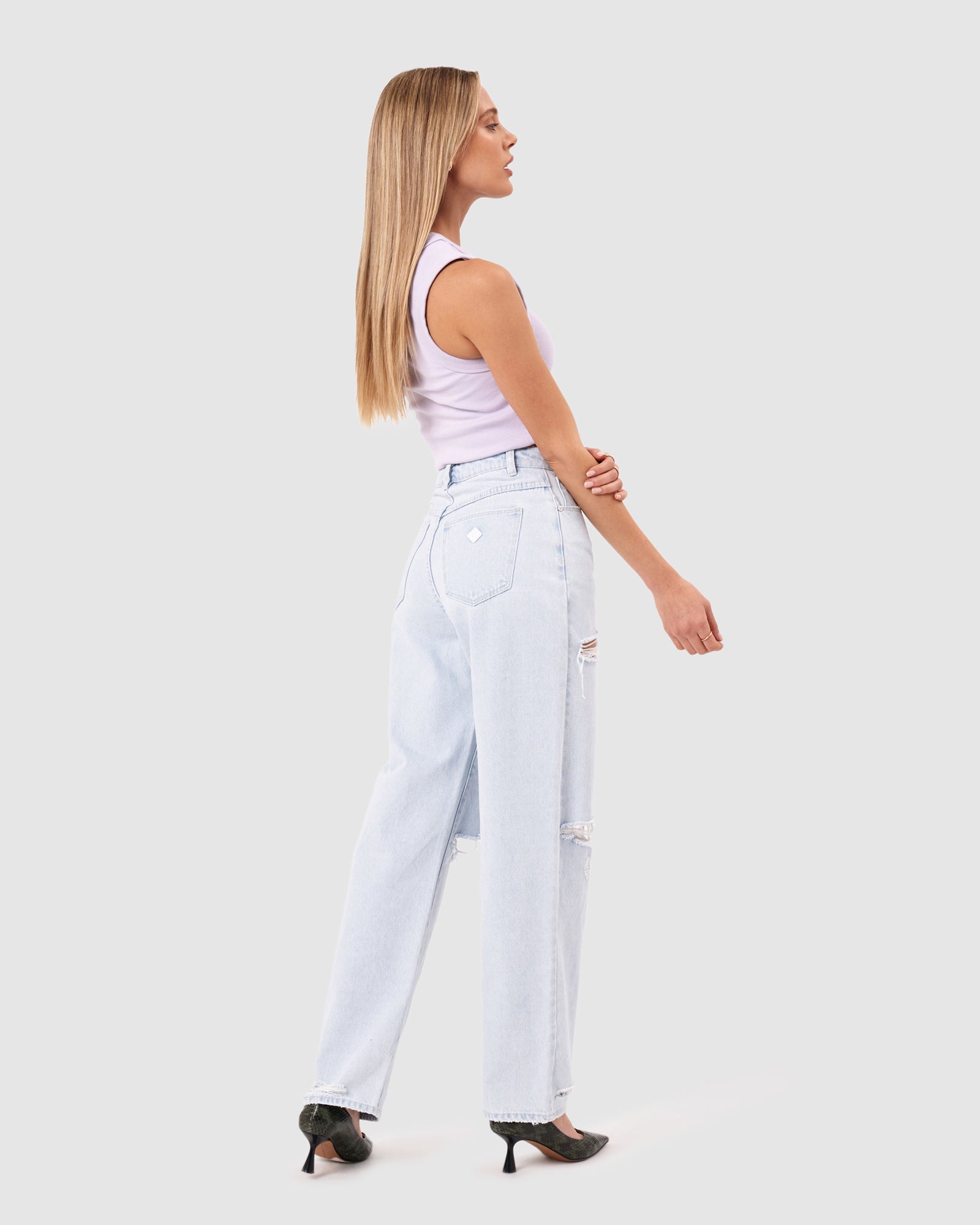 Carrie Jean Iris Rip - Vintage Blue