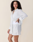 Richer Poorer - The Harbor Button Up - Feather -