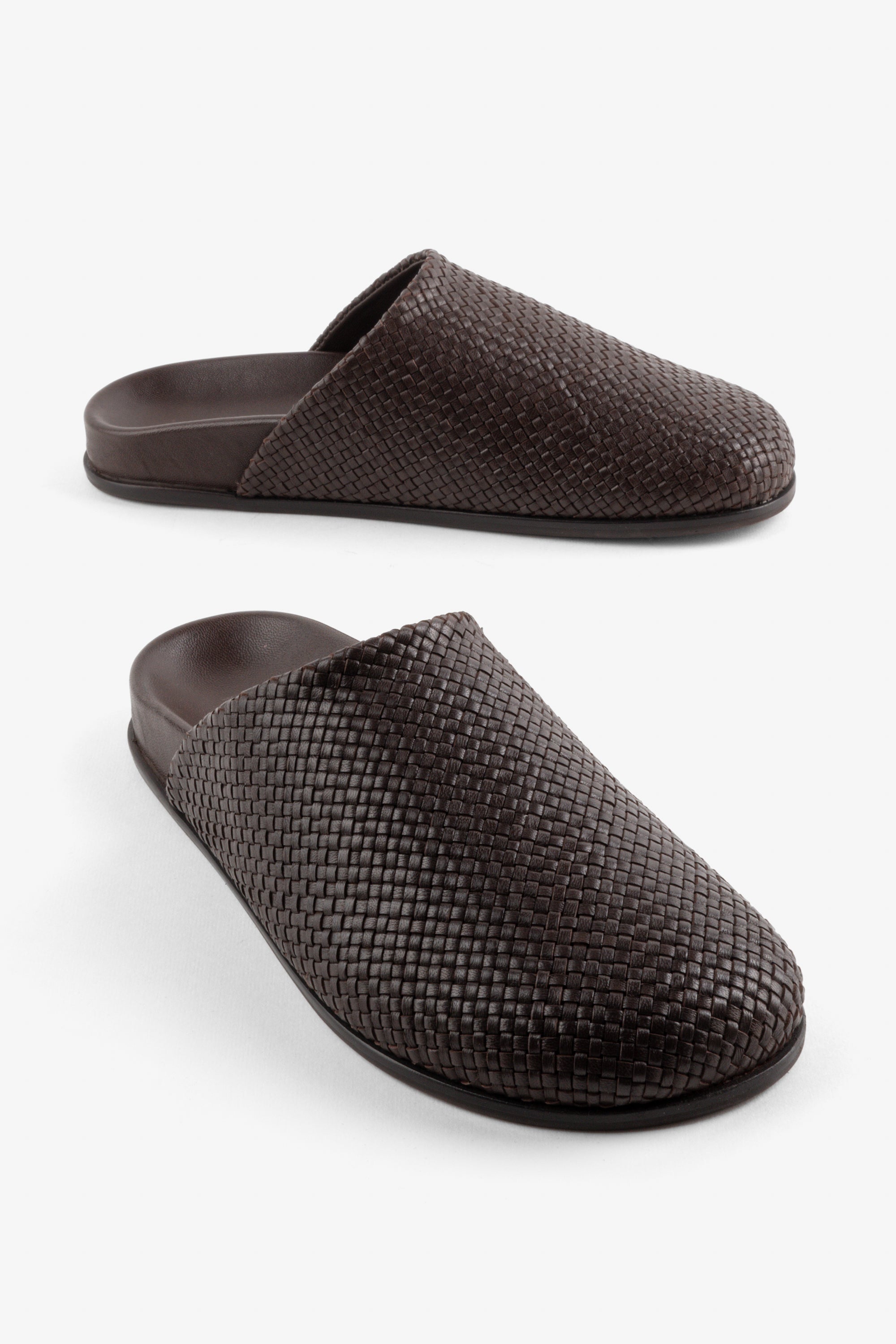 Agatha Woven Slip On Mule