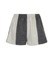 Loti - Alana Boxer Shorts - Grey Patchwork -