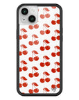 Wildflower iPhone case 14 Plus American Cherries Red Cute