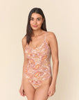 Andie Swim - Amalfi One Piece - Sunset Paisley -