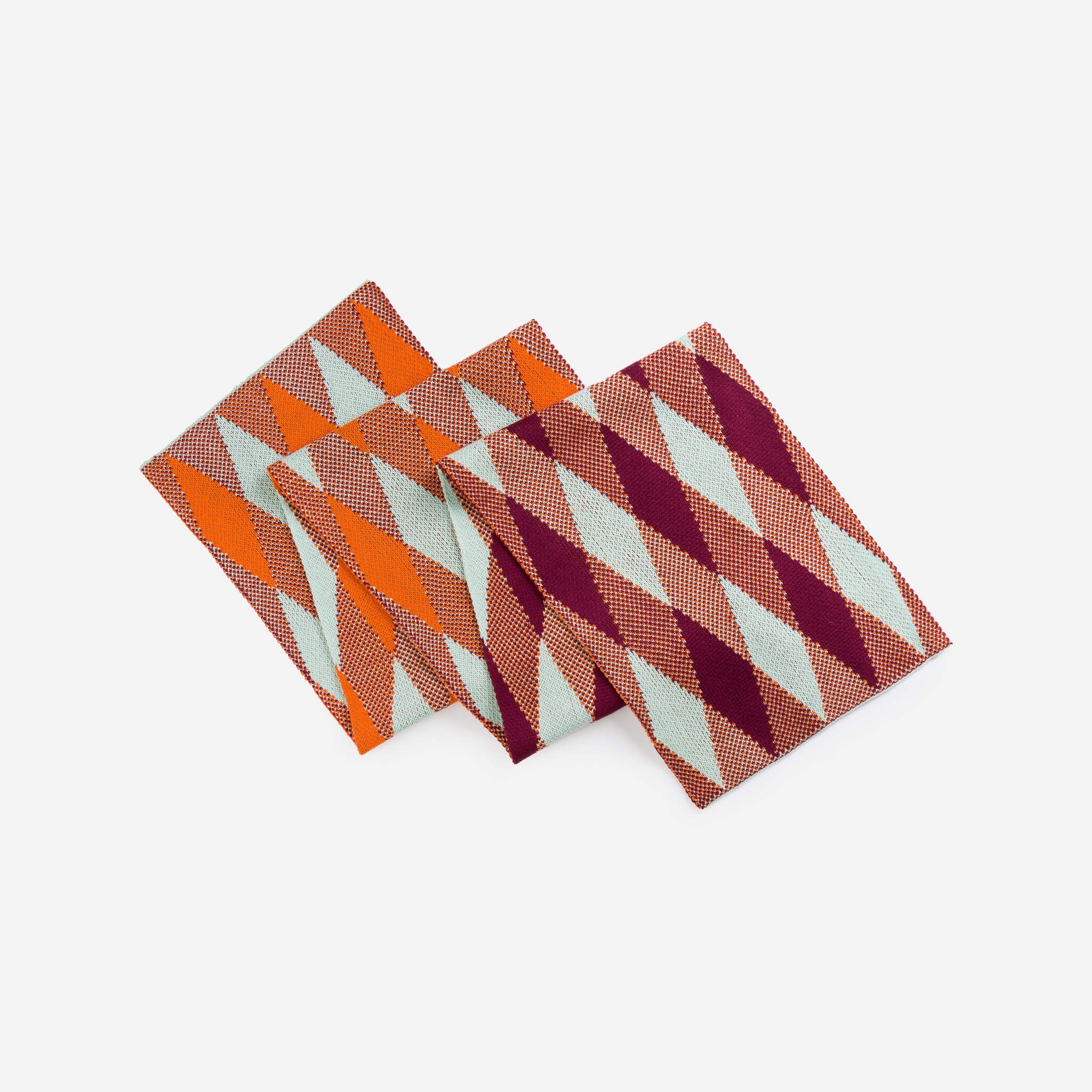 Verloop - Argyle Big Knit Scarf -