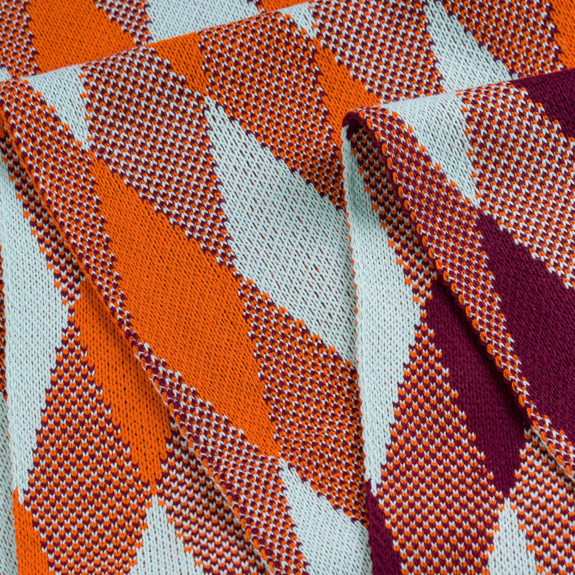 Verloop - Argyle Big Knit Scarf -