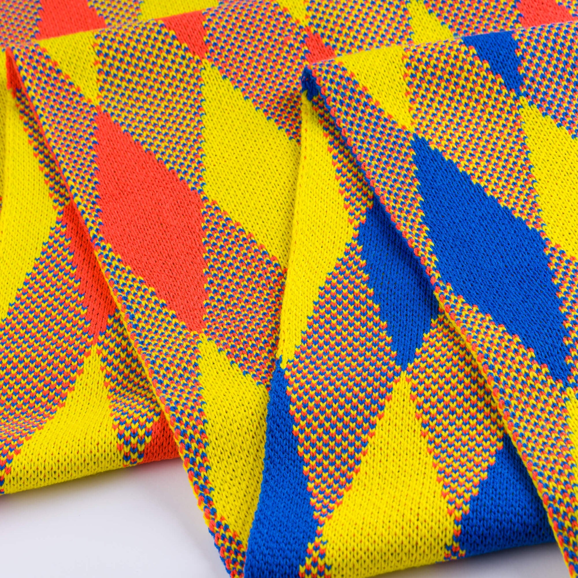 Verloop - Argyle Big Knit Scarf -