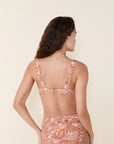 Andie Swim - Sahara Bikini Top - Sunset Paisley -
