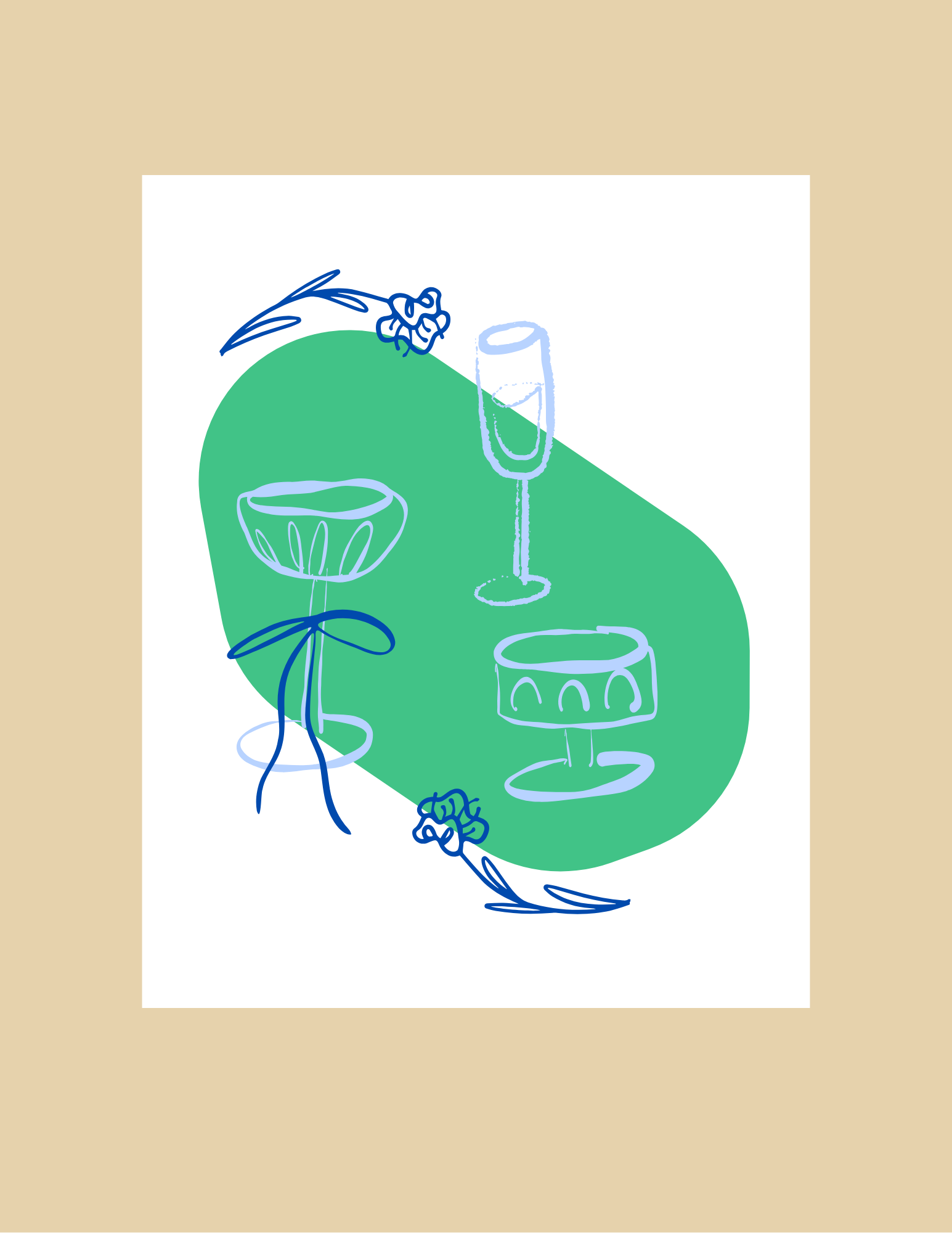 Greeting Card - Around the Table