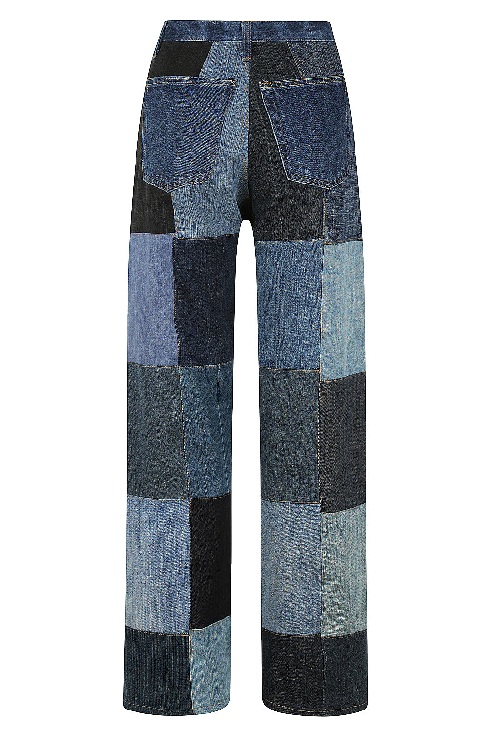 CALCA WIDE LEG PATCHWORK - Bfly Store