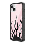 Wildflower iPhone case 13 Flames Pink Black Cute