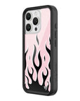 Wildflower iPhone case 16 Pro Flames Pink Black Cute