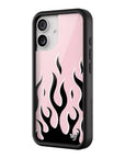 Wildflower iPhone case 17 Flames Pink Black Cute