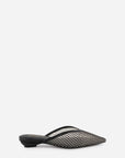 Intentionally Blank - Bibi Rhinestone Mesh Mule -