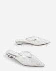 Intentionally Blank - Bibi Rhinestone Mesh Mule -